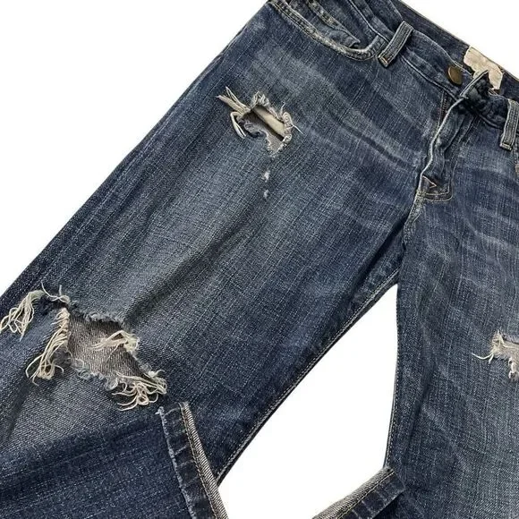 Current/Elliot The Boyfriend Women’s Distressed Jeans - Picture 4 of 10